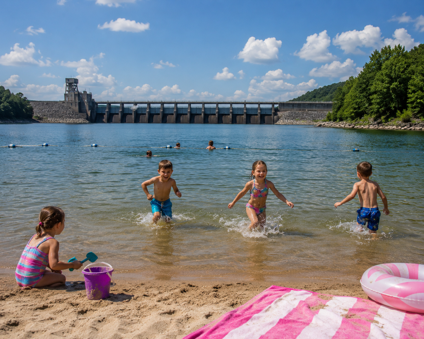 Excursions kids swim chica lake